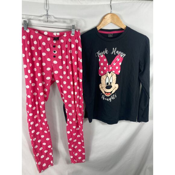 Disney Minnie Mouse Pajama Set Size Small - Picture 1 of 4
